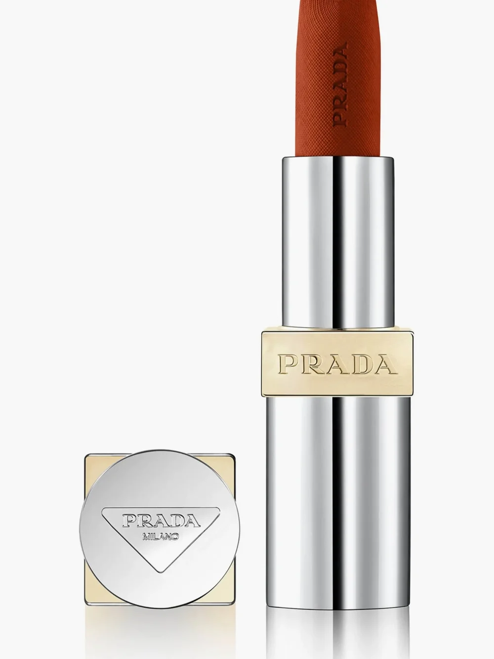 Prada Monochrome Hyper Matte Lipstick In 077 Arancio NIB✨FREE GIFT WITH ORDER ✨